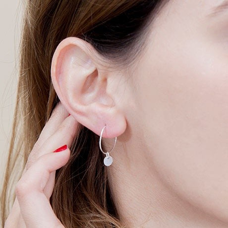 Silver Moon Earrings