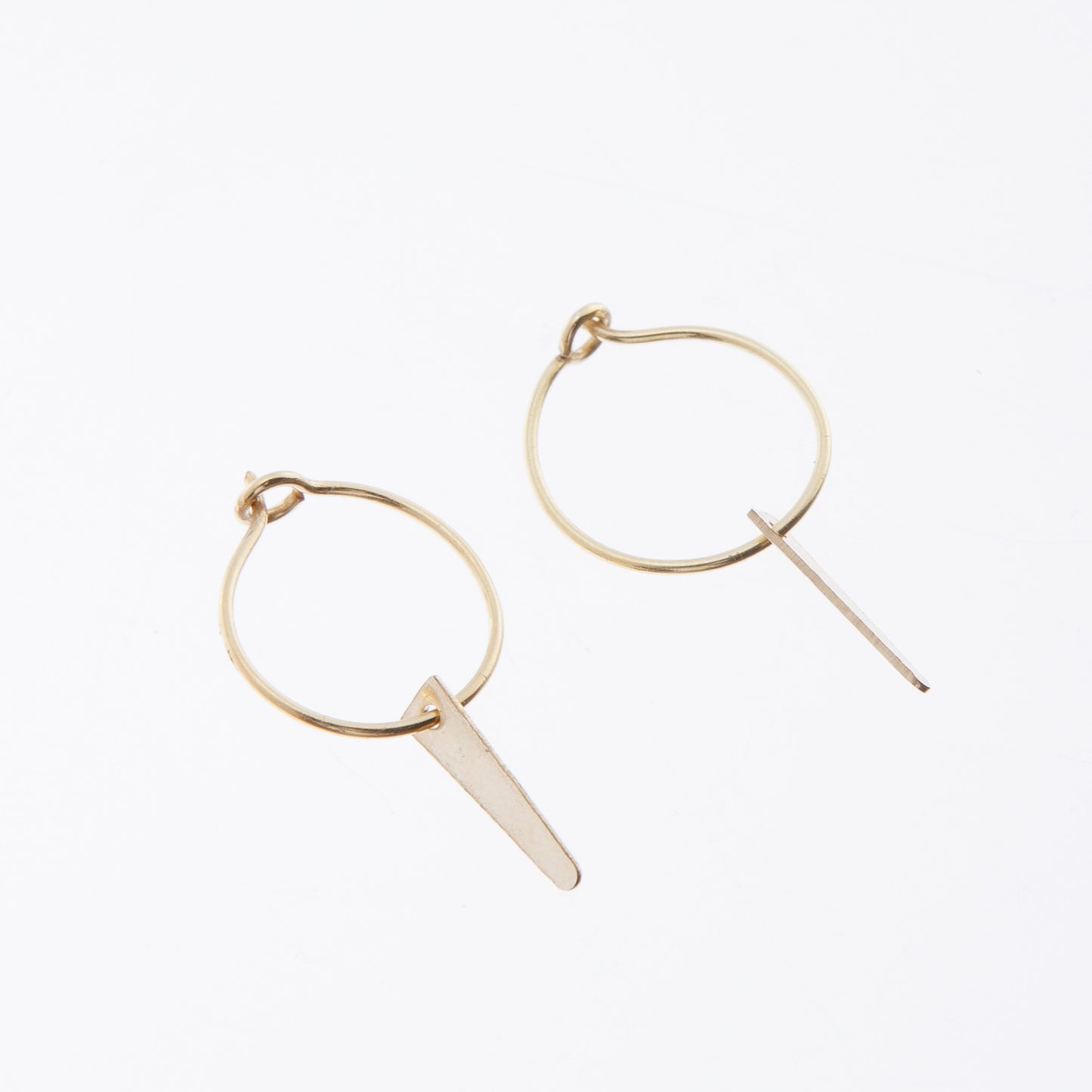 Elegant Dagger Pendant Earrings