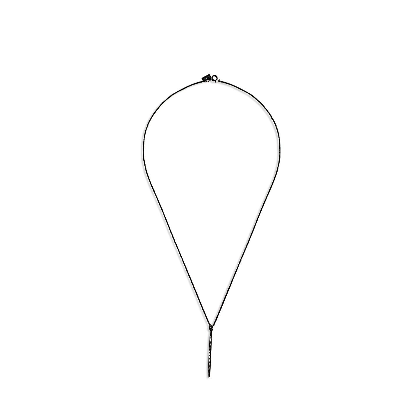 COLLIER BARRE PAVÉ DE DIAMANTS