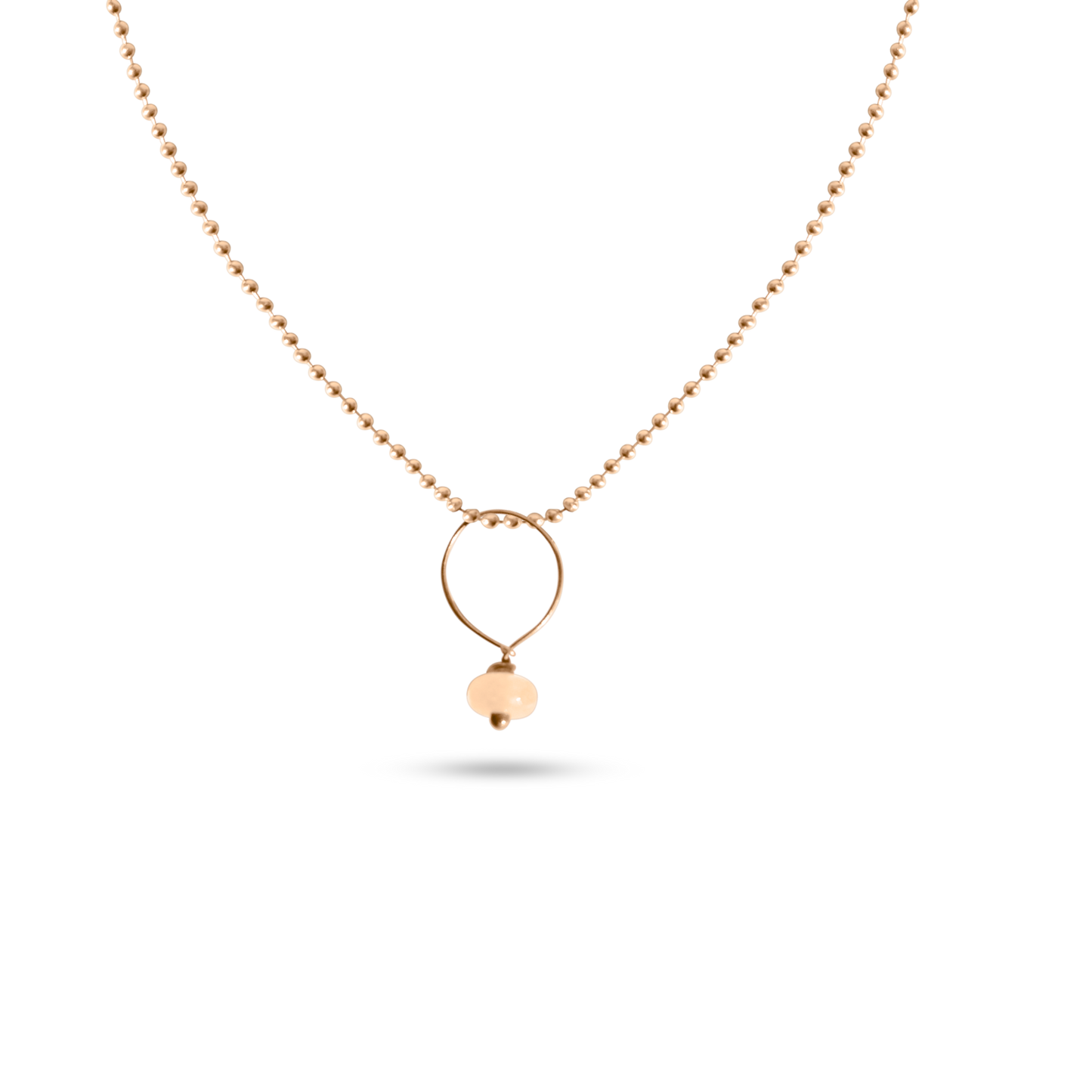 Jade Apricot Necklace