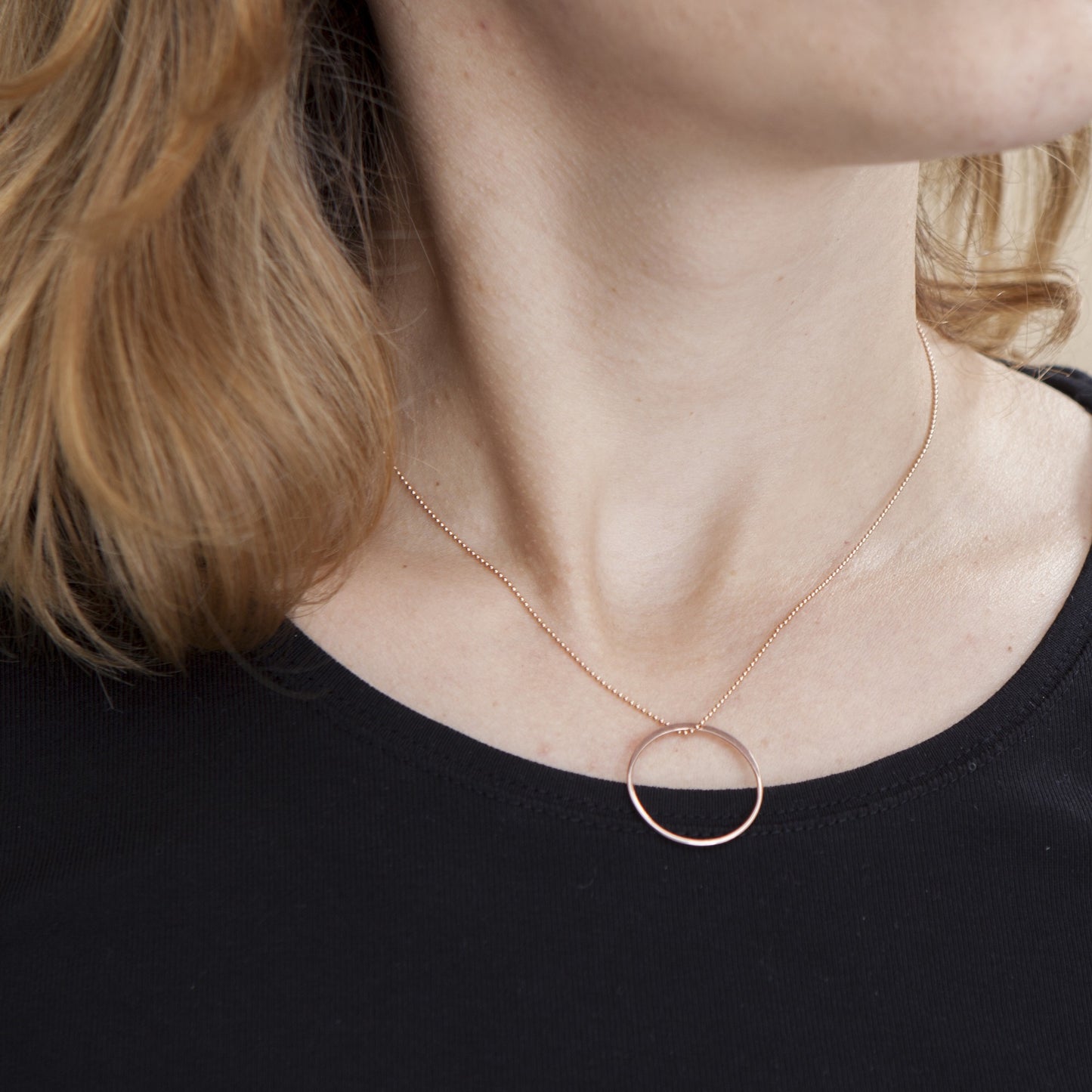 Eternity Rose Gold Necklace