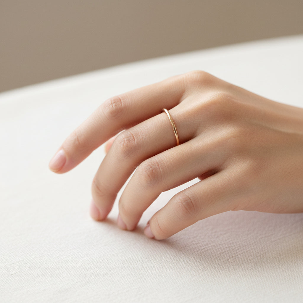 Nathalie Ring aus 925 Sterlingsilber, 24k vergoldet – Petit Laszlo, handgefertigt in Zürich