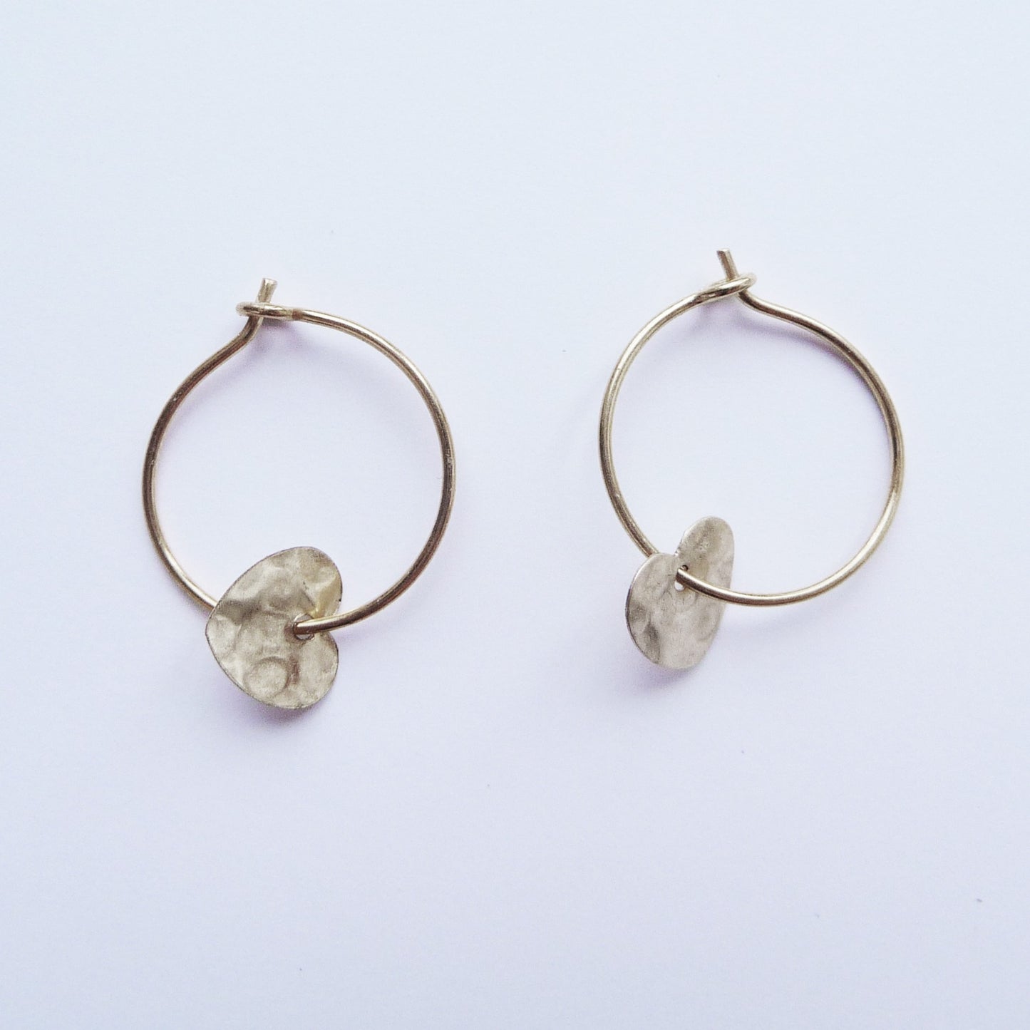 Heart Hoop Earrings