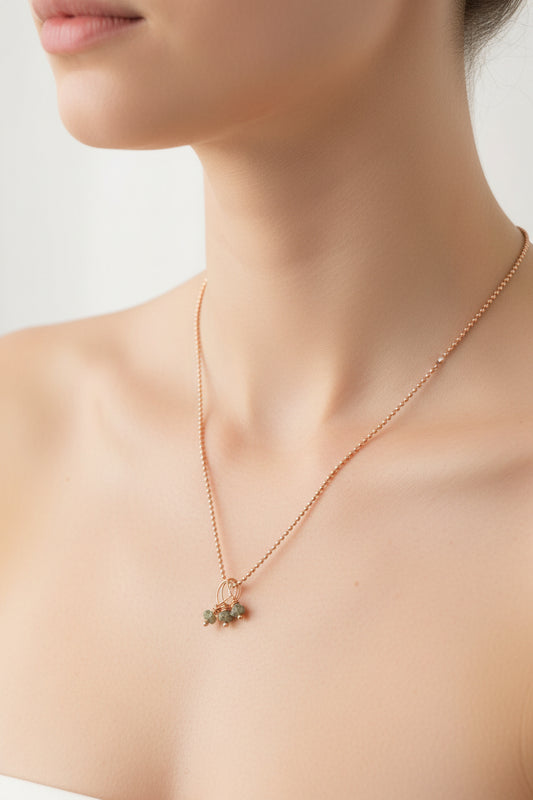 Rough Diamond Halskette aus Gold Vermeil und Sterlingsilber 925 mit Diamant von Petit Laszlo, handgefertigt in Zürich