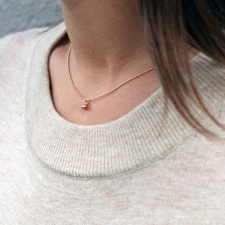 Trinity Rose Gold Necklace