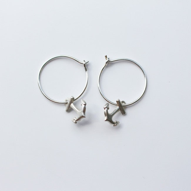 Elegant Anchor Earrings